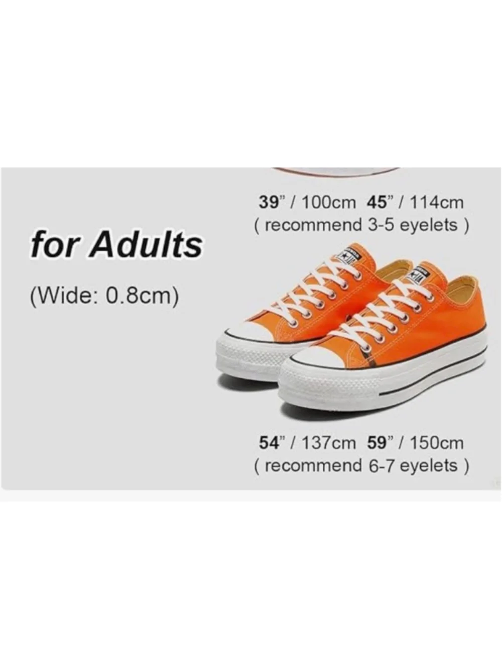 NEW Maple&CA 4 Pairs of Flat Shoelaces Sneakers Athletic Shoes Converse High Top